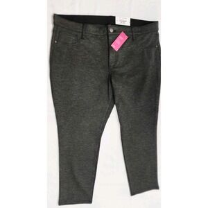 A.n.a. Comfort Skinny Pants Mid Rise Dark Grey Pxxl Short New With Tags Excellen